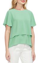 Women's Vince Camuto Tiered Top - Green