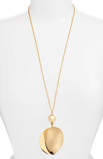 Women's Kate Spade New York Gold Standard Pendant Necklace