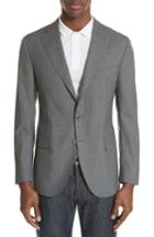 Men's Eleventy Trim Fit Wool Blazer R Eu - Grey