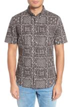 Men's Reyn Spooner Lahaina Sailor Classic Fit Sport Shirt - Black