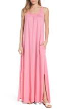 Women's Caslon Twist Neck Maxi Dress - Pink