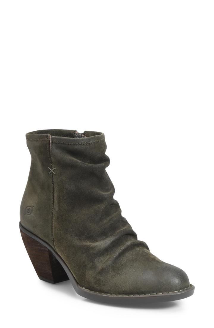Women's B?rn Aire Bootie .5 M - Green