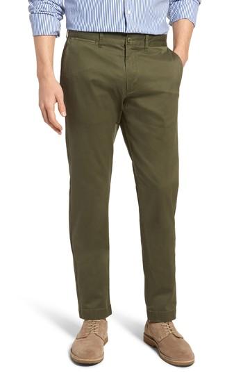 Men's J.crew 484 Slim Fit Stretch Chino Pants X 32 - Green