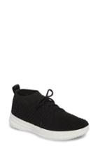 Women's Fitflop Uberknit(tm) Slip-on High Top Sneaker .5 M - Black