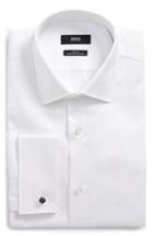Men's Boss Jacques Slim Fit Solid Dress Shirt .5 - White