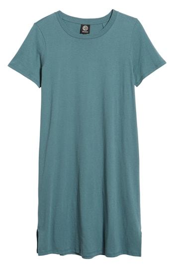 Women's Bobeau Knit T-shirt Cotton Dress - Blue