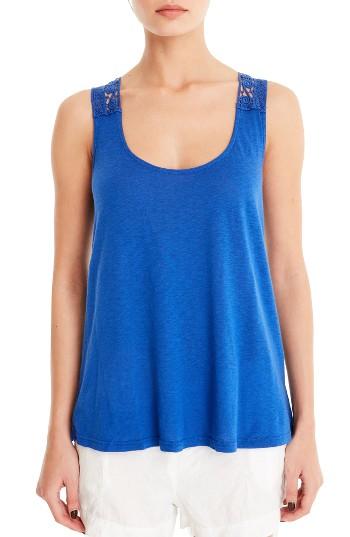 Women's Michael Stars Crochet Back Tank