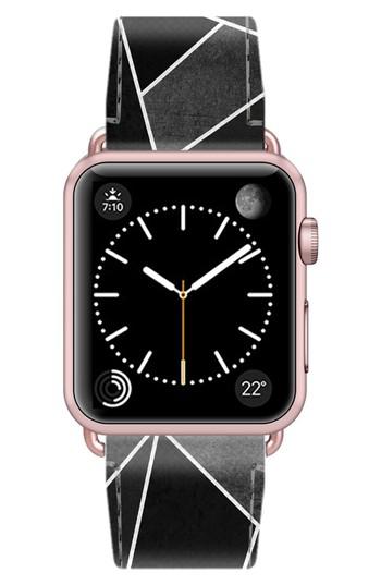 Women's Casetify Saffiano Leather Apple Watch Strap, 38mm & 42mm