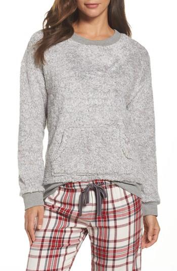 Women's Pj Salvage H Pullover, Size X-small - Grey
