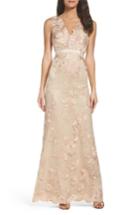 Women's Adrianna Papell Embroidered Tulle Gown - Pink