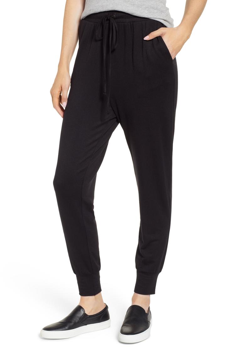 Women's Caslon Off Duty Jogger Pants - Black