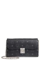 Mcm Millie Monogrammed Leather Crossbody Bag -