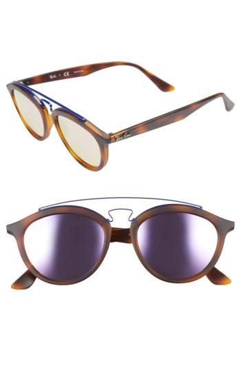 Women's Ray-ban Icons 53mm Retro Sunglasses - Havana/ Pink
