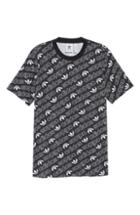 Men's Adidas Originals Monogram All-over Print T-shirt - Black