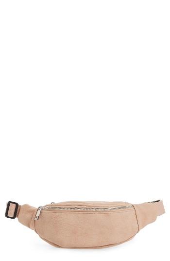 Street Level Faux Leather Belt Bag -