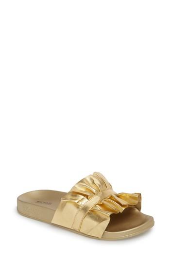 Women's Michael Michael Kors Bella Sport Slide M - Black