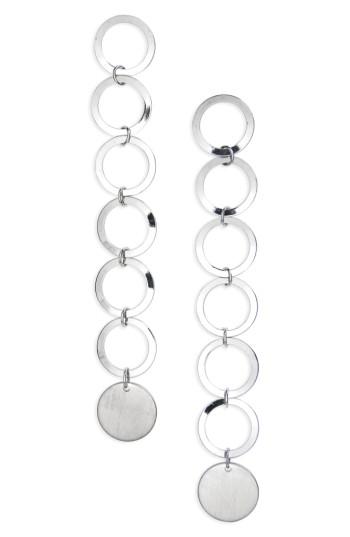 Women's Topshop Long Circle Drop Earrings