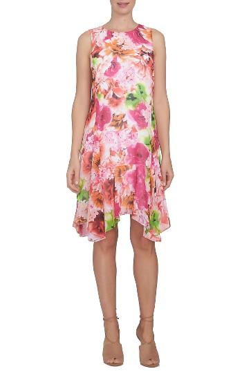 Women's Cece Chiffon Shift Dress - Pink