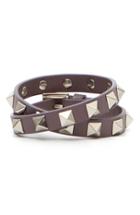 Women's Valentino 'rockstud' Calfskin Leather Choker