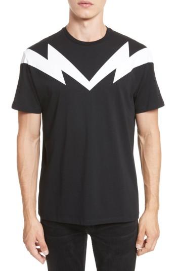 Men's Neil Barrett Bolt To Bolt Graphic T-shirt