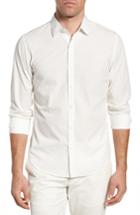 Men's Bonobos Unbutton Down 2.0 Slim Fit Dot Sport Shirt R - White