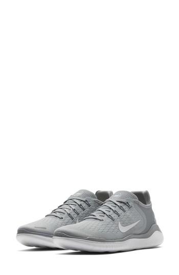 Women's Nike Free Rn 2018 Running Shoe M - Grey