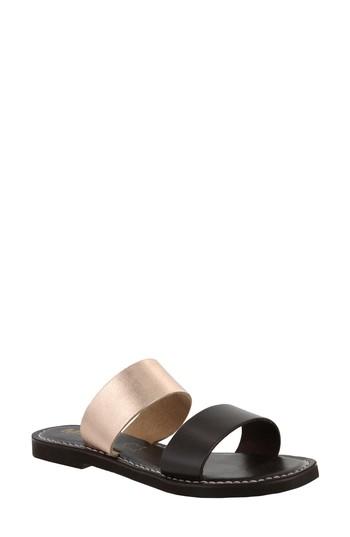 Women's Mia Nila Two-band Slide Sandal .5 M - Brown