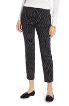 Women's 1901 Star Print Straight Leg Crop Pants - Black