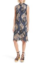 Women's See By Chloe Floral Lace Dress Us / 34 It - Blue