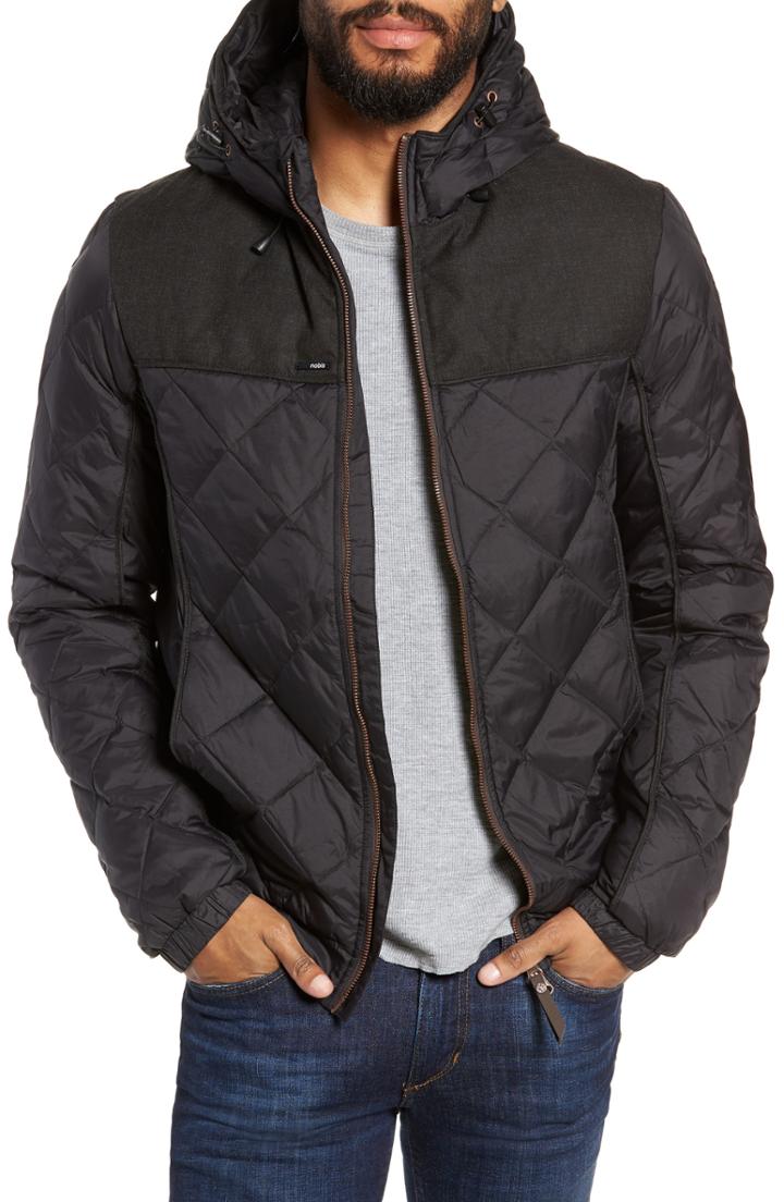 Men's Nobis Packable Quilted Down Jacket - Black