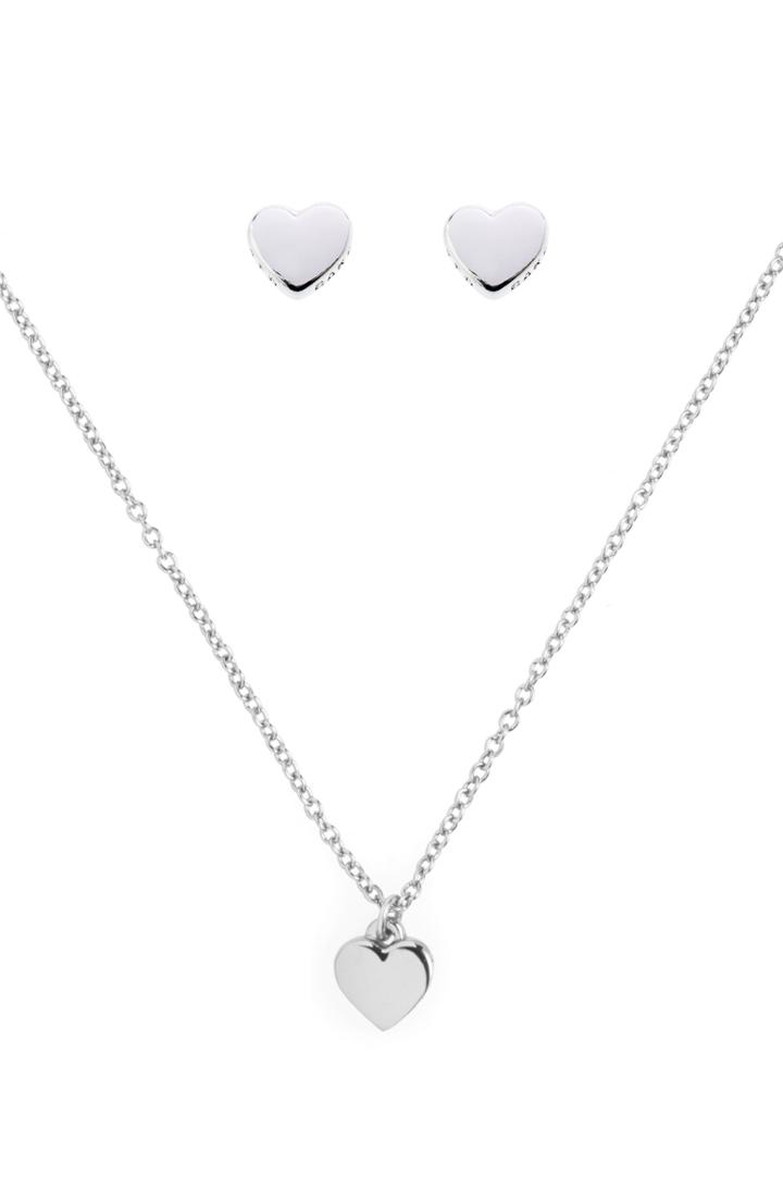 Women's Ted Baker London Amoria Sweetheart Earrings & Necklace Gift Set
