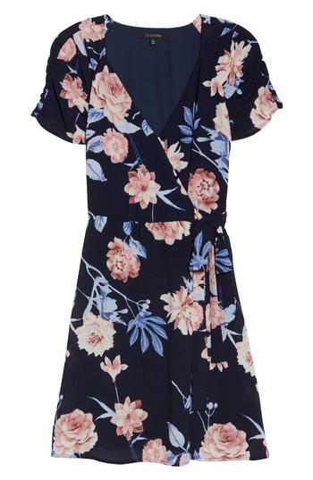 Women's 19 Cooper Floral Wrap Dress - Blue