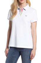 Women's Vineyard Vines Heritage Patchwork Polo Shirt - White