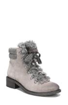 Women's Sam Edelman Darrah 2 Faux Fur Trim Boot .5 M - Grey