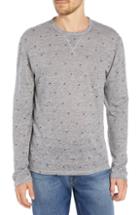 Men's Rails Reynold Print Linen T-shirt - Grey