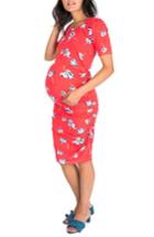 Women's Nom Maternity 'hailey' Maternity Dress - Pink