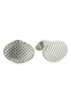 Men's David Donahue Textured Sterling Silver Cuff Links