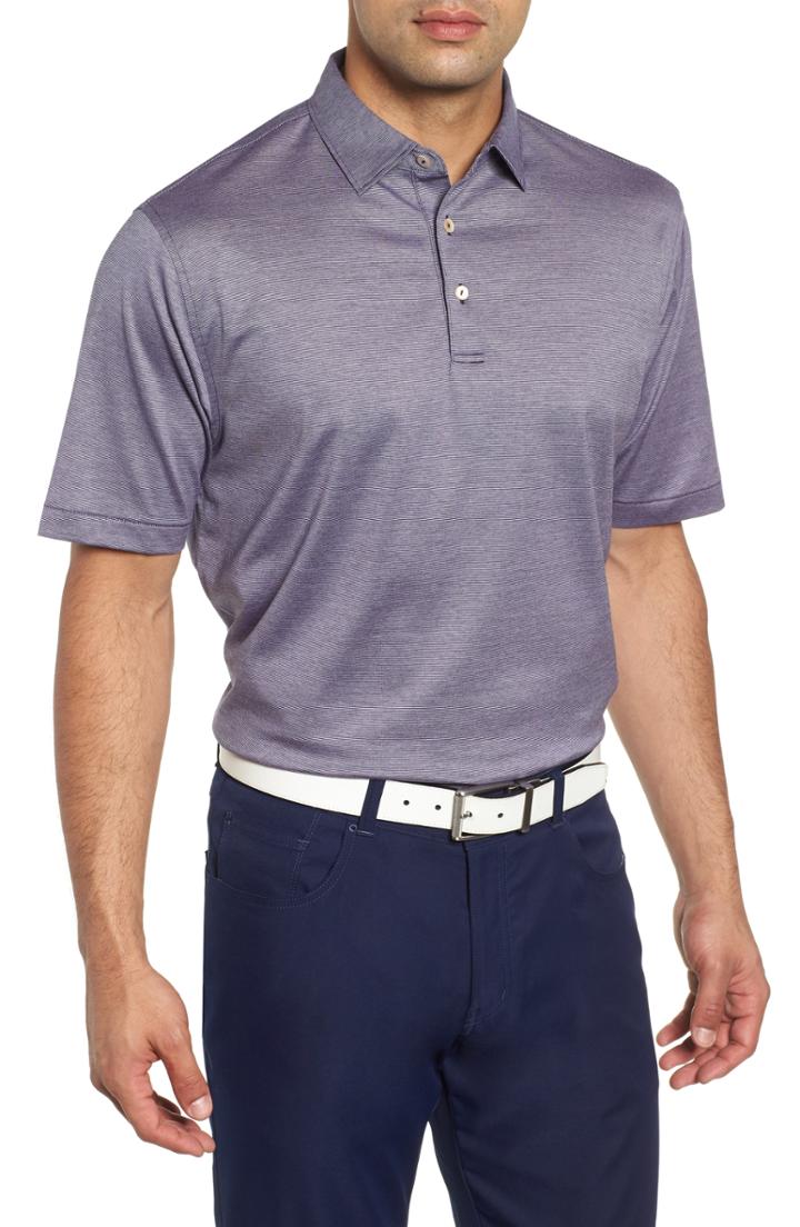 Men's Peter Millar Latimer Classic Fit Stripe Golf Polo