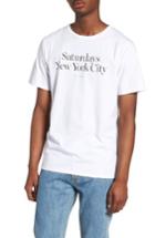 Men's Saturdays Nyc Miller Standard T-shirt - White