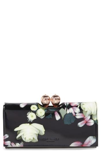 Women's Ted Baker London Marcco Kensington Leather Matinee Wallet - Black