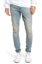 Men's Represent Slim Fit Distressed Jeans - Blue