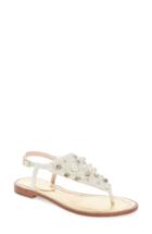 Women's Kate Spade New York Sama Embellished Thong Sandal M - Ivory