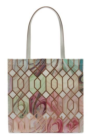 Ted Baker London Large Icon - Sea Of Clouds Tote - White