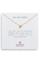 Women's Dogeared You Are Mighty Pyramid Pendant Necklace