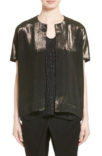 Women's Zero + Maria Cornejo Koya Shine Drape Shrug