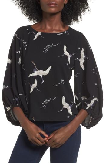 Women's Leith Bird Print Blouse