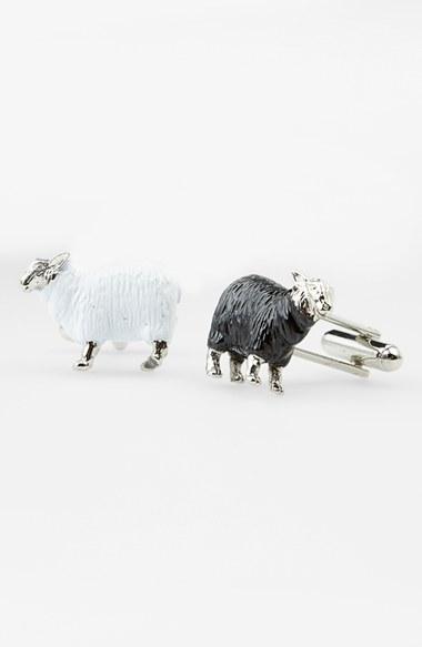 Men's Link Up 'black & White' Cuff Links