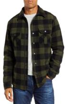 Men's Smartwool Anchor Line Flannel Shirt Jacket - Green