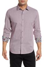 Men's Robert Graham Carven Classic Fit Geo Print Sport Shirt - Red