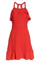 Women's 19 Cooper Ruffle Halter Dress - Red